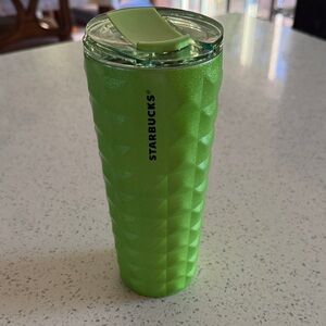 Starbucks Lime Green Textured Tumbler
